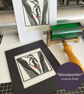 Lino Print - "Woodpecker"
