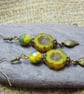 Czech glass bead earrings - Image 2