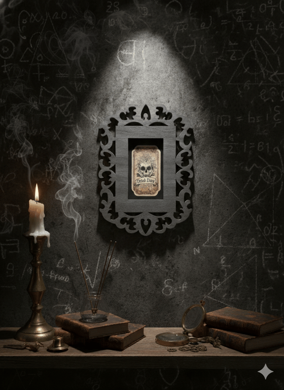 Listing Title  "Dried Davy" Skull Apothecary Framed Print – Gothic Victorian Wal