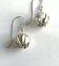 Silver hand made architectural drops - Image 3