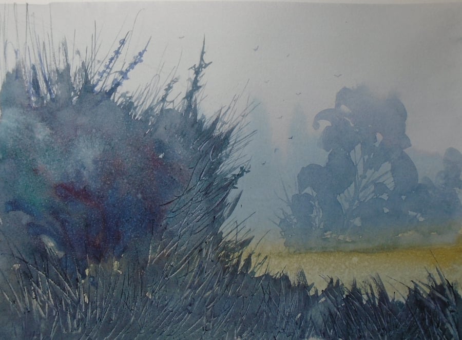 From the long grass (Original Watercolour Painting) A4 size 