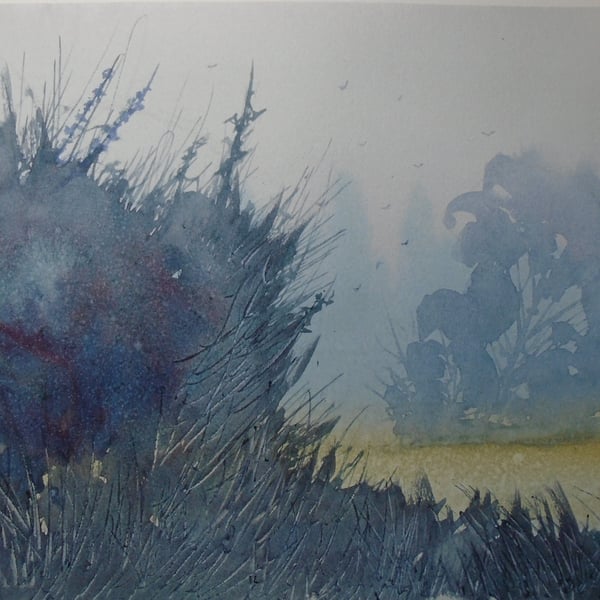 From the long grass (Original Watercolour Painting) A4 size 