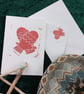 Christmas Card with Mittens Design - Image 1