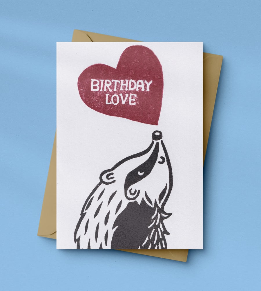 'Birthday Love' Birthday Card