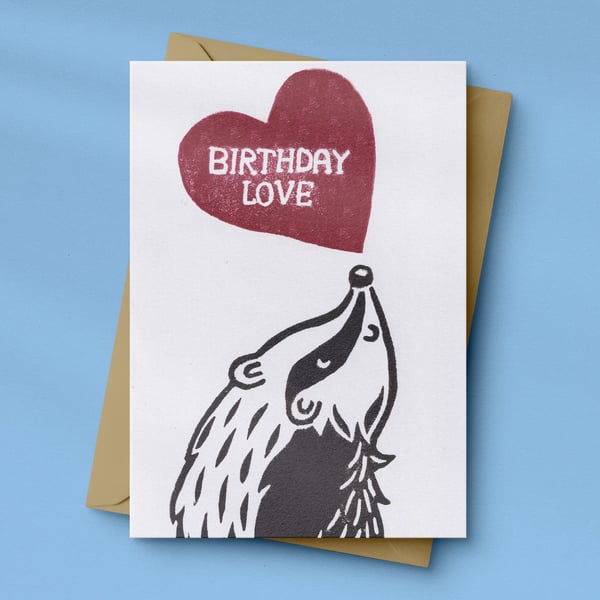 'Birthday Love' Birthday Card