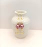 Pearl Earrings - Love Heart Pearl Drop Earrings - Choice of Colours - Image 2