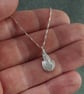 Classic Sterling Silver Flame Pendant — Renewal & Transformation Jewellery - Image 3