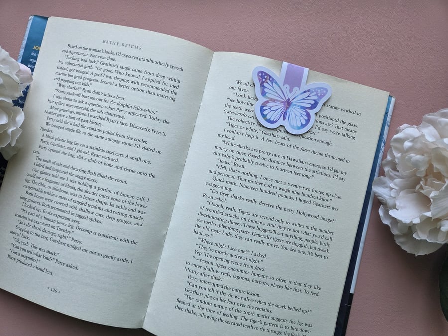 Butterfly Magnetic Bookmark Bookish Gift Cute Bookmark