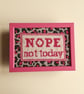 Nope Not Today Needlepoint Kit – Modern Beginner Craft Kit - Image 7