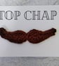 Handmade Moustache "Top Chap" card - Free Postage