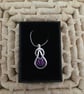 Mulberry Wine Teardrop Knot Pendant - Image 6