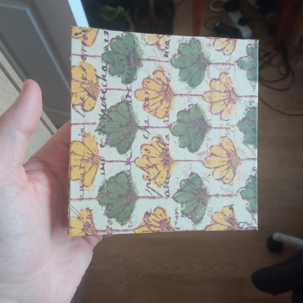 Square watercolour sketchbook 12 cm square cold press watercolor paper