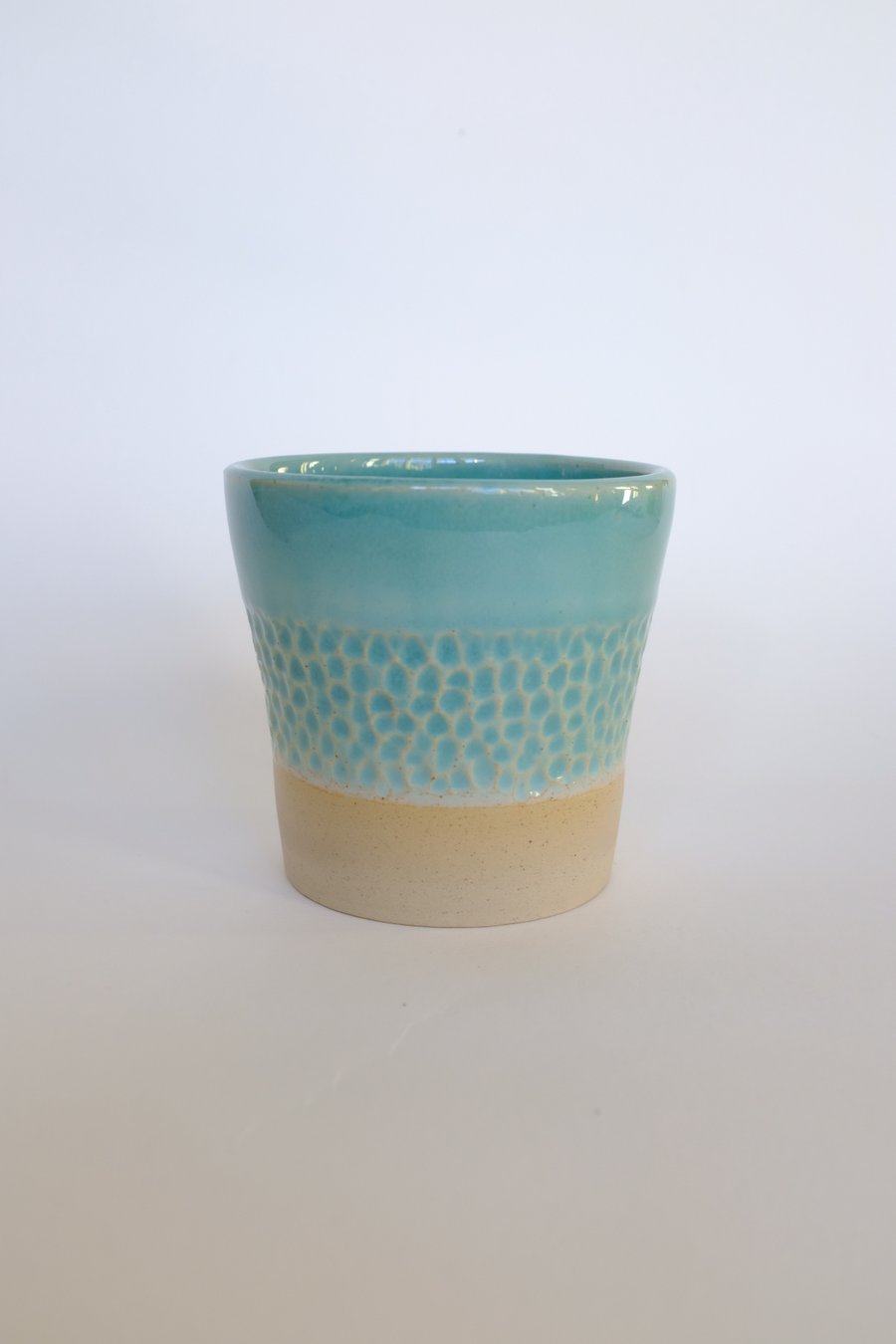 Turquoise plant pot I