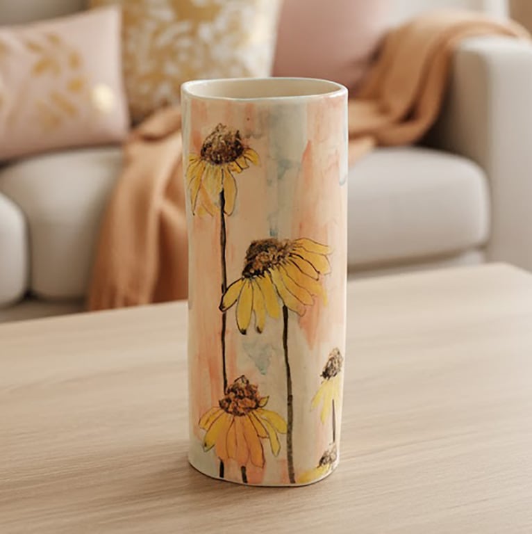 'rainy memories' vase - handmade ceramic