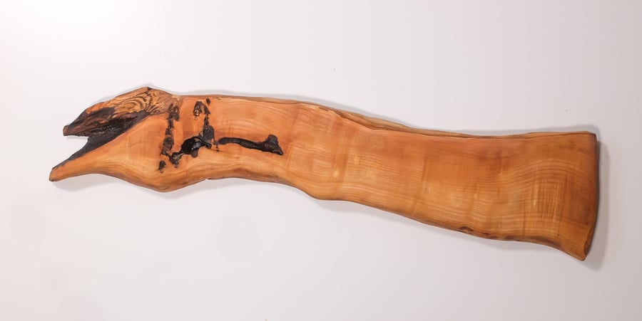 Apple wood live edge charcuterie board, table runner, serving platter and cheese