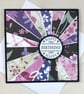 Handmade sunburst style birthday card - Image 4