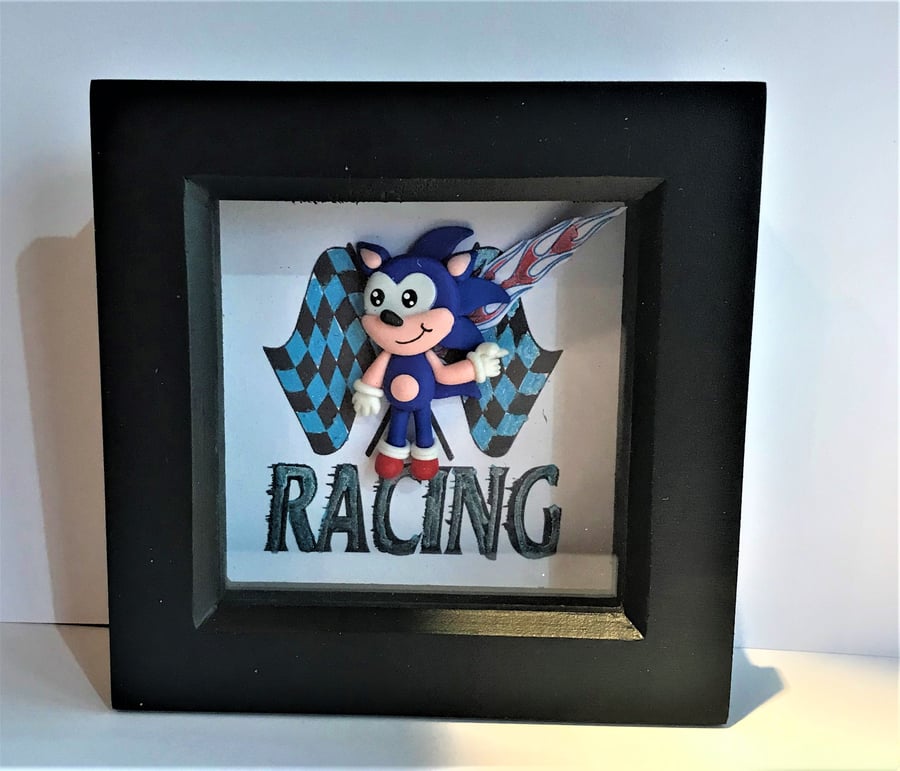 Sonic Inspired Racing Frame