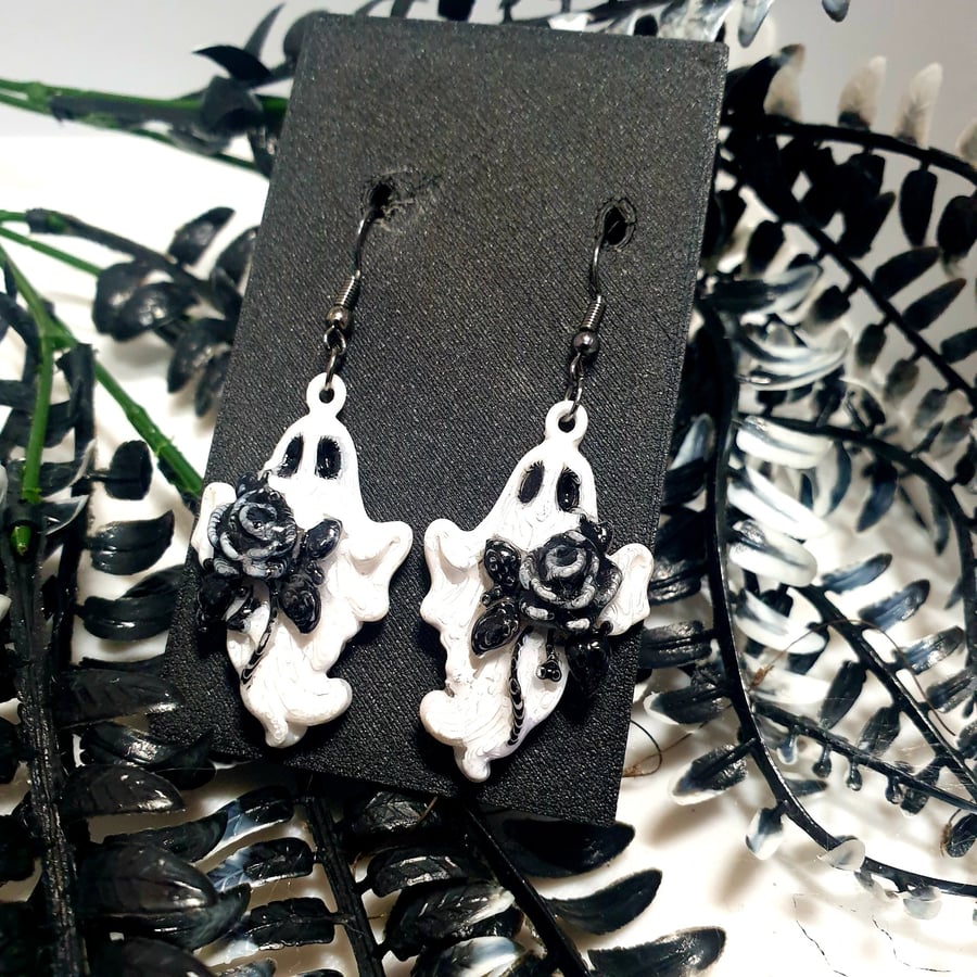 Image of whimsy  ghost earrings 