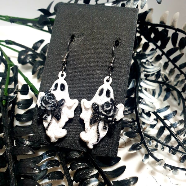 whimsy  ghost earrings 