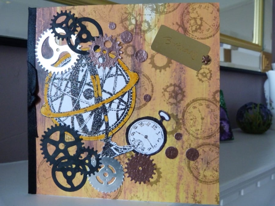 Mens Time Birthday Card