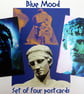 Blue Mood - Set of Four Postcards - Image 1