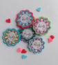 Set of 5 Embroidered Heart-Shaped Pocket Hugs - Image 6
