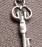 Old Fashioned Silver Key pendant - Image 5