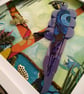 Amazon Adventure Macaw Mixed Media Artwork - Image 2