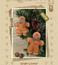 Ginger Cookies Tree Hangers Felt Pattern - Christmas Decorations - Image 2
