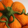 Large Needle Felted Pumpkin - Autumn table decoration WITH TWIZZLES!