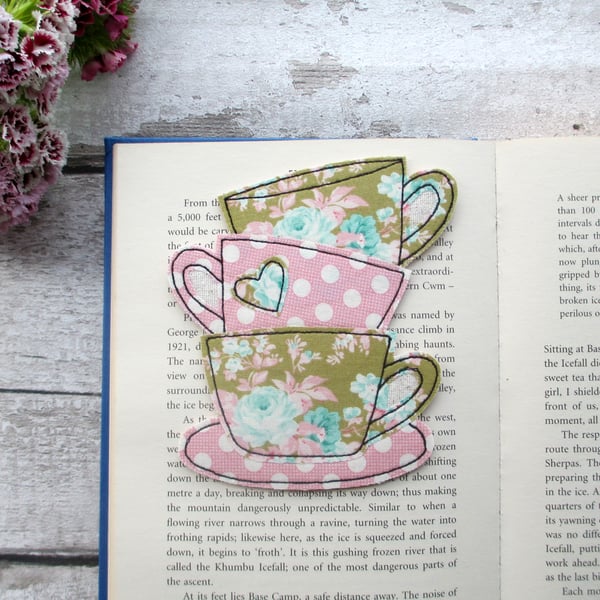 Bookmark, Tea cup stack bookmark