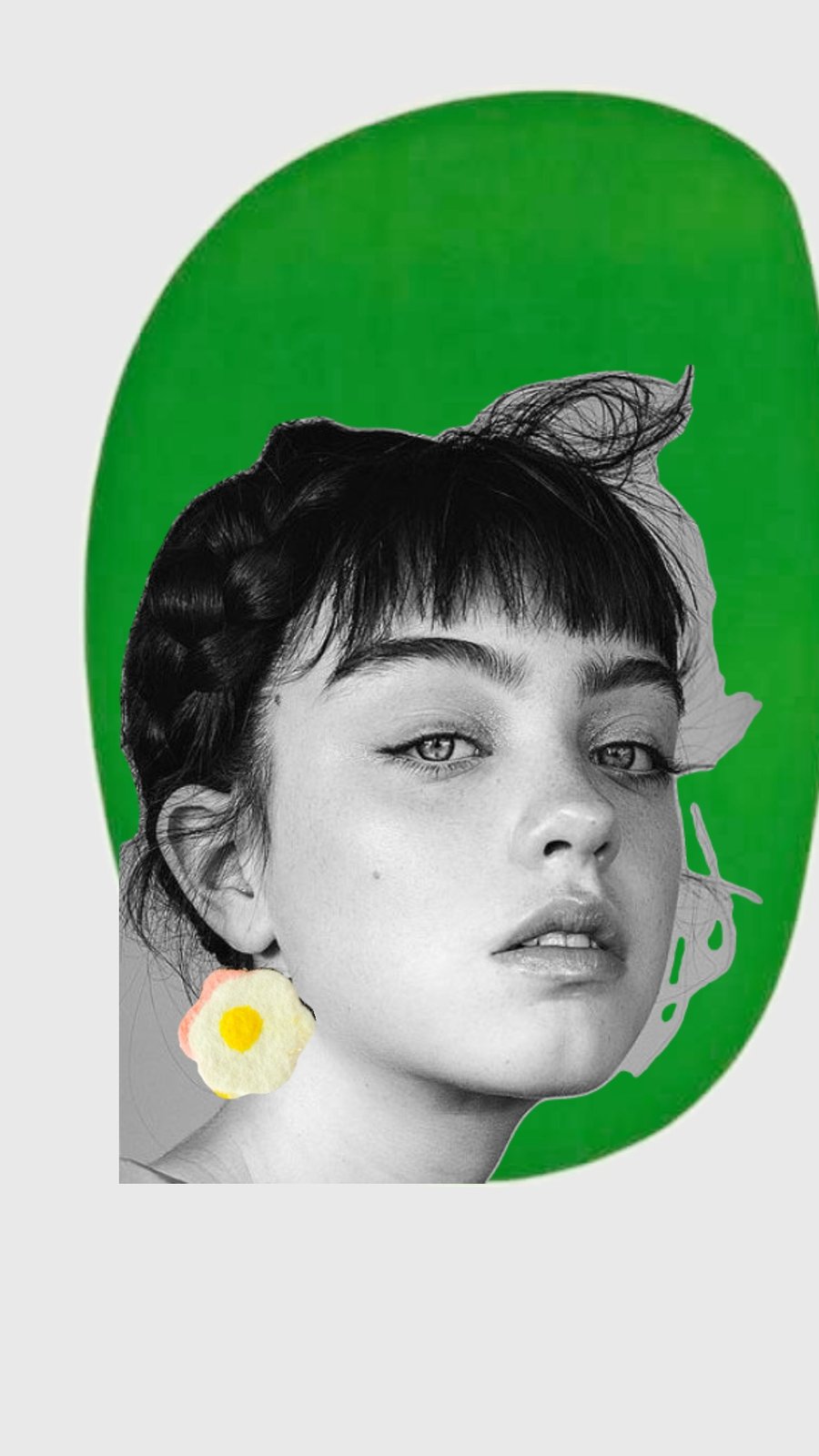 Fried Egg Daisy Bold Earrings 