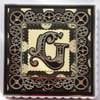 3D Luxury Handmade Happy Birthday Card Steampunk Cogs Personalised Initial