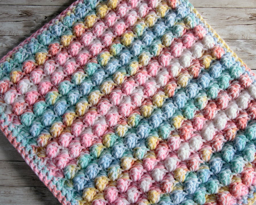 Larger Doll Blanket, Multicoloured 