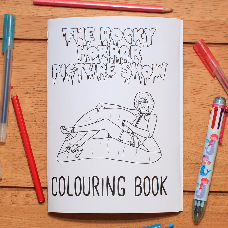 Rocky Horror Picture Show colouring book - Folksy