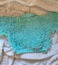 Chunky mint green loopy girls cardigan  - Image 4