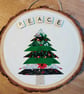 Christmas tree hanging decoration - peace - Image 1