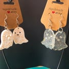 2 pairs ghost dangling earrings 