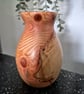 Unique western red cedar vase
