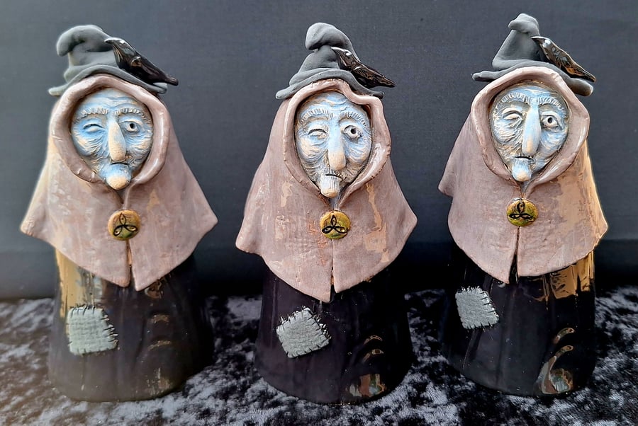 The Cailleach, Winter Hag - ceramic figurine