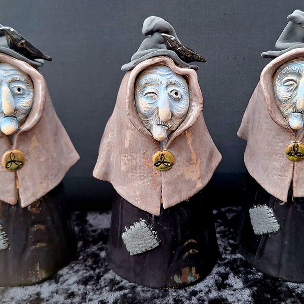 The Cailleach, Winter Hag - ceramic figurine