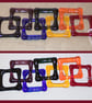 Rainbow Coloured Fused Glass Chain - 6181 - Image 4