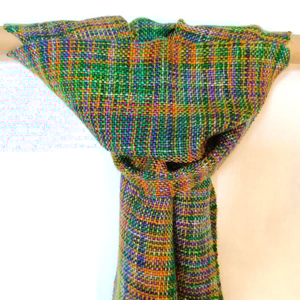 Hand Woven Plain Weave Scarf