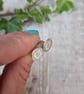 Sterling Silver Daisy Flower Disc Stud Earrings - JBJ3022 - Image 2