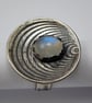 Moonstone illusion ring - sterling silver and moonstone ring - precious stone me - Image 4
