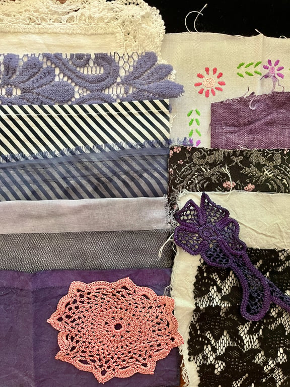 No.8 Vintage and Plant-Dyed Textile Fabric Inspiration Pack
