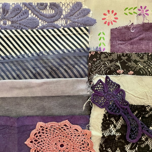 No.8 Vintage and Plant-Dyed Textile Fabric Inspiration Pack