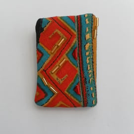  Embellished Fabric Brooch, Badge