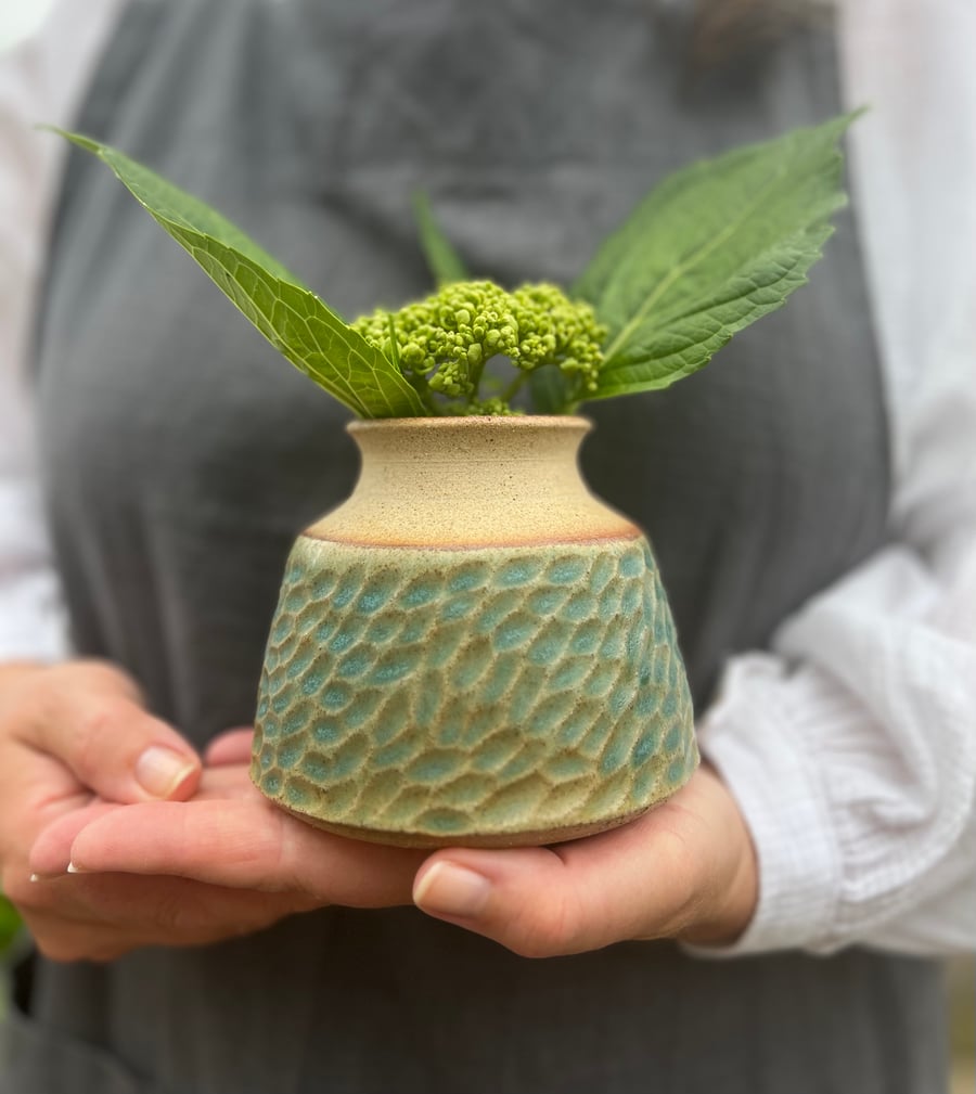 Ocean handmade rustic budvase