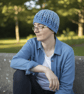 Crocheted Ocean Ripple Beanie Hat - Image 6